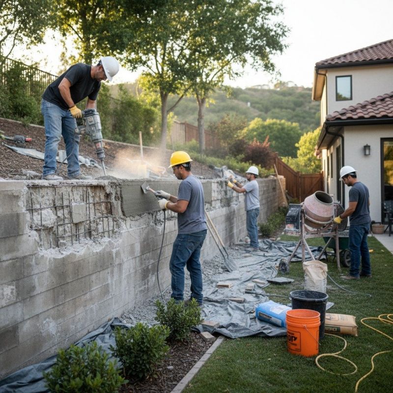 Concrete Wall Repair Service
