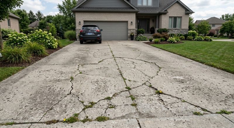 Concrete Driveway Patching in Des Moines, IA