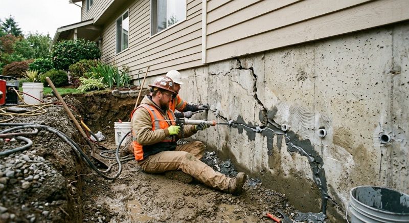 Cracked Foundation Repair in Columbus, OH