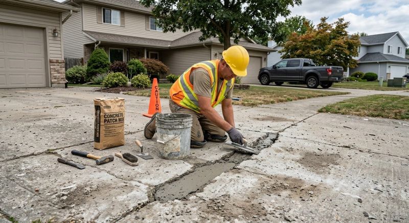 Driveway Spalling Repair in Corpus Christi, TX
