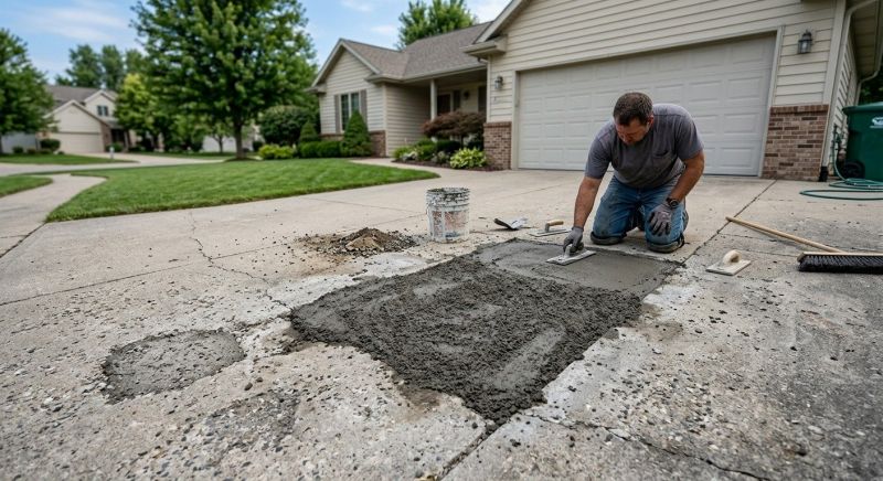 Parking Slab Repair in West Des Moines, IA