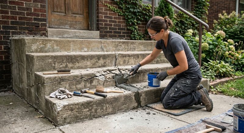 Patio Stairs Repair in Corpus Christi, TX
