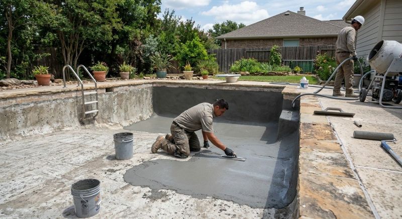 Pool Slab Repair in West Des Moines, IA