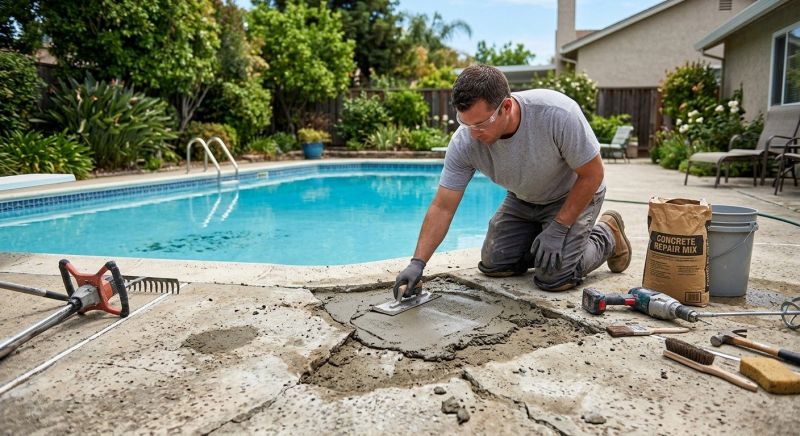 Pool Slab Repair in Corpus Christi, TX